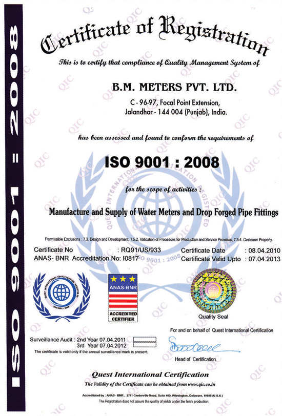 Water meter Manufacturer